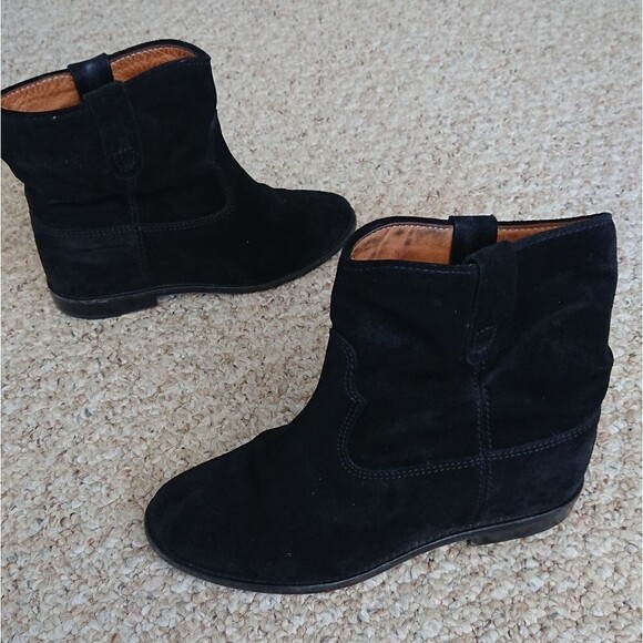 Isabel Marant Etoile Crisi black suede leather boots size 36 - Picture 5 of 12